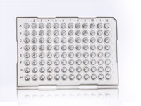 96 Well Semi-Skirted PCR Plate, ABI® Style, clear wells