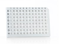 96 well semi skirted PCR plate, white