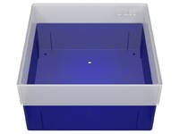 Box without divider, blue