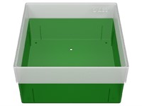 Box without divider, green