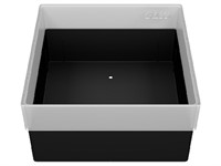 Box without divider, black