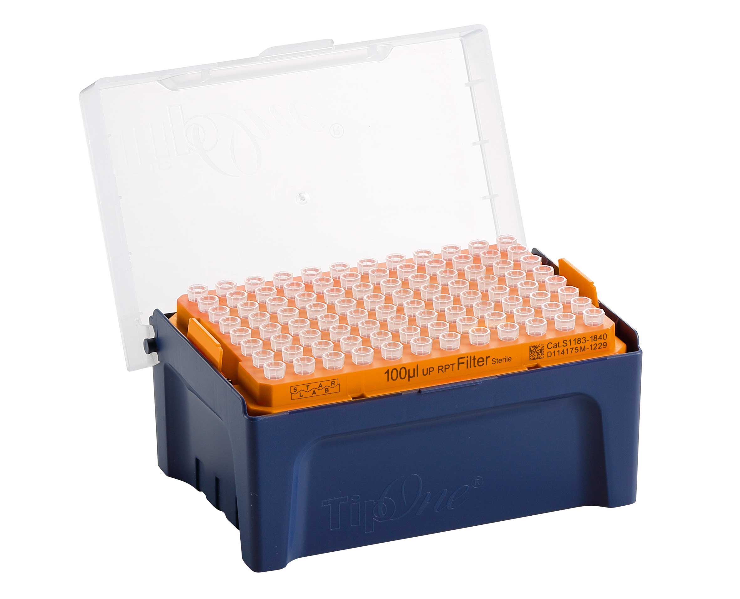 TipOne RPT Tips, 1000µl XL graduated, filter, racked, 10 x 96 Tips Nat