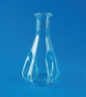 Erlenmeyer Flask, narrow neck, 4 baffles, 100ml