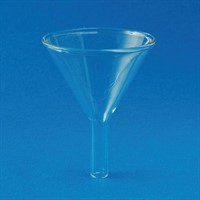 Powder Funnel w stem, funnel diameter 100 mm, fit NS29/32