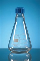 Flasks conical w teflon liner screw cap, 50ml