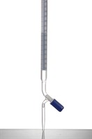 Burette w Screw Type Needle Valve PTFE stopcock,SchellbachStripe,25ml