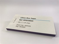 Lithmus blue ph paper strips, booklet, 8 x 75mm