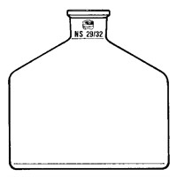 Bottle 2000 ml amber glass