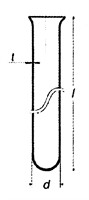 Test Tube w rim, round bottom, 10x75 mm, wall 1,0 mm