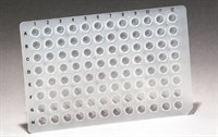 96well PCR plate, white, black grid ref.