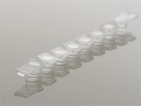 CrystalStrip, crystal clear strips of 8 flat optical caps