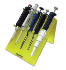 Acrylic Pipette Stand for up to 5 ErgoOne Pipettes Yellow