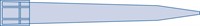 10ml Finn/Socorex-Type Macro Tip (Sterile), 25-Tip Rack Blue