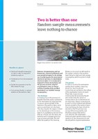 Measurements wastewater plants