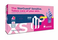 STARGUARD sensitive, Powder-Free Nitrile Gloves, Size XS