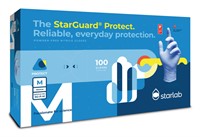 STARGUARD protect, Powder-Free Nitrile Gloves, Size M