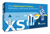 STARGUARD protect, Powder-Free Nitrile Gloves, Size XS