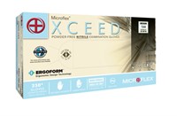 XCEED Nitrile Gloves, Powder Free  Blue