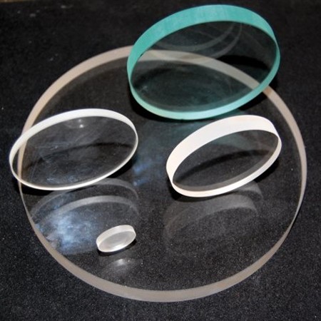Quartz Disc, optical polished, diameter x thickness 10 x 1 mm