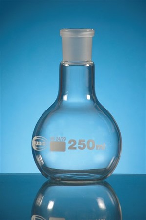 Flasks Flat Bottom, single neck, 250ml,  Socket NS24/29