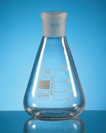 Flasks Conical, Erlenmayer, 25ml, Socket NS14/23