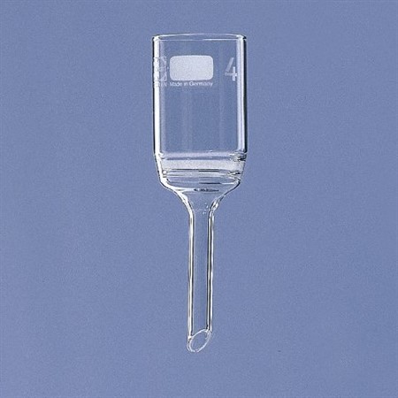 Filtering Funnel cylindrical, 125ml, porosity 1, plate 60mm,stem 10mm
