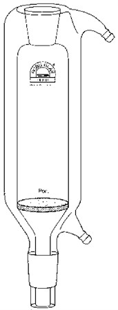 Filtering Funnel, heating mantle, 50ml, porosity 1